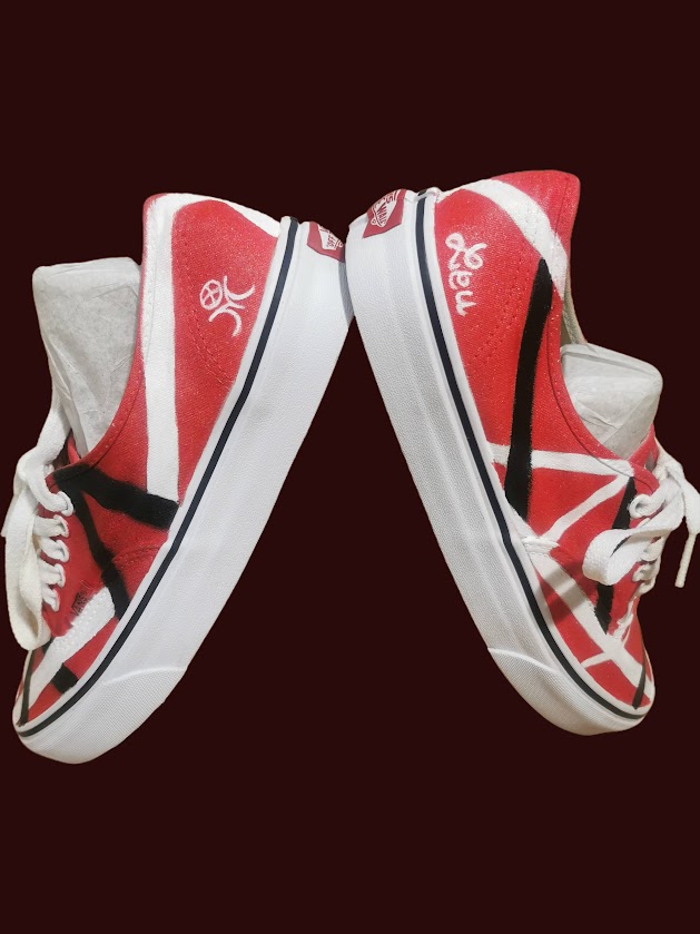 Vans Sneakers pictați manual – Unisex, unicat, mărime 39 EU